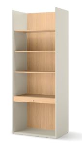 Obrazek Regał szeroki Woow WO-04 szampański/dąb vincenza bielona