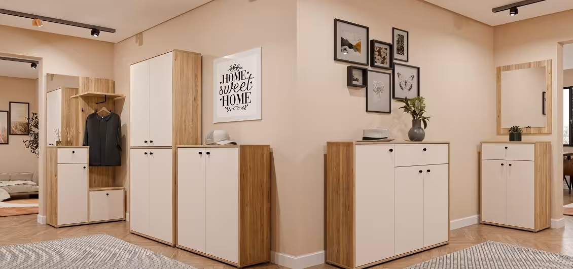 Przedpokój Tamworth Dąb Mauvella/Piaskowy