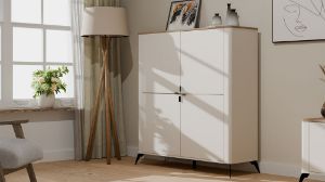 Obrazek Komoda 4D Arbor Kaszmir Beż/Dąb Castello