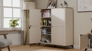 Obrazek Komoda 4D Arbor Kaszmir Beż/Dąb Castello