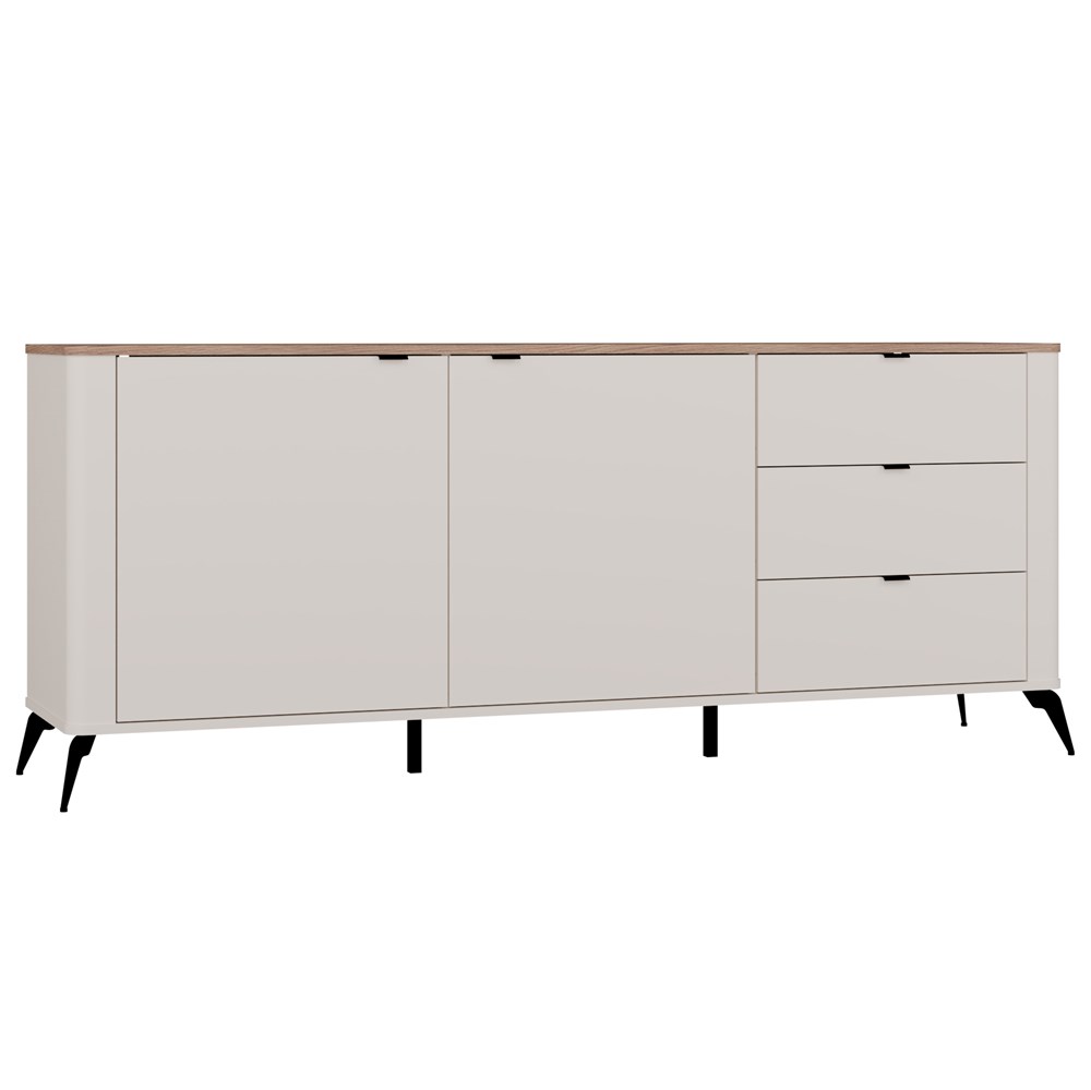 Komoda 2D3S Arbor Kaszmir Beż/Dąb Castello