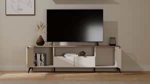 Obrazek Szafka RTV 2D2S Arbor Kaszmir Beż/Dąb Castello