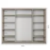 Obrazek Szafa Palermo 250 kaszmir/lustro