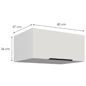 Obrazek Szafka Kuchenna Aria-Wh/Wh Anti Fingerprint 80 Nagu-36 1f