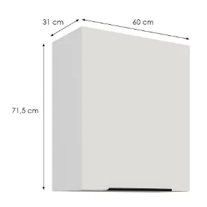 Obrazek Szafka Kuchenna Aria-Wh/Wh Anti Fingerprint 60g-72 1f