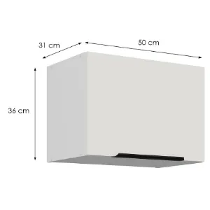 Obrazek Szafka Kuchenna Aria-Wh/Wh Anti Fingerprint 50gu-36 1f