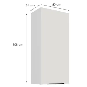 Obrazek Szafka Kuchenna Aria-Wh/Wh Anti Fingerprint 50g-108 1f
