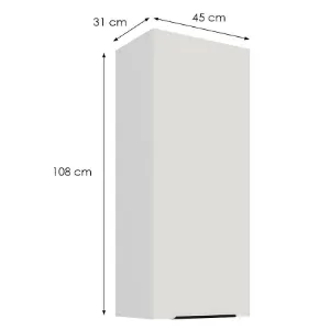 Obrazek Szafka Kuchenna Aria-Wh/Wh Anti Fingerprint 45g-108 1f