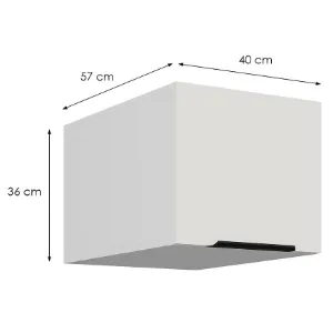 Obrazek Szafka Kuchenna Aria-Wh/Wh Anti Fingerprint 40 Nagu-36 1f