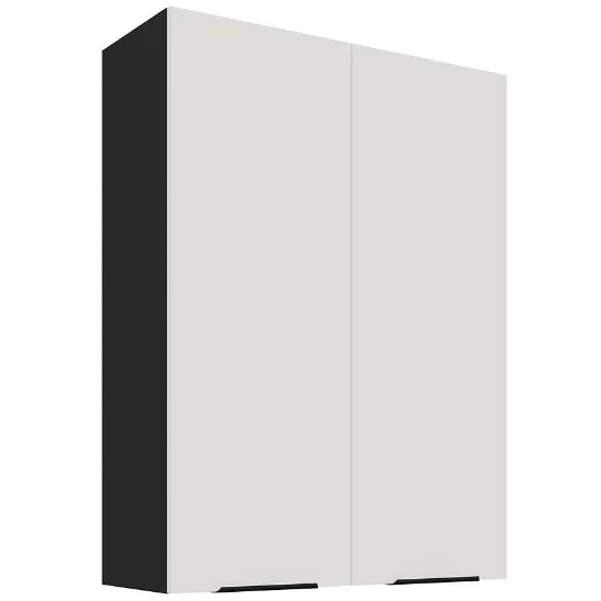 Obrazek Szafka Kuchenna Aria-Wh/Bl Anti Fingerprint 80g-108 2f