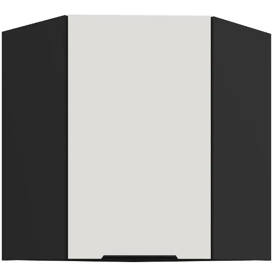 Obrazek Szafka Kuchenna Aria-Wh/Bl Anti Fingerprint 60x60 Gn-72 1f (45°)