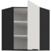Obrazek Szafka Kuchenna Aria-Wh/Bl Anti Fingerprint 60x60 Gn-72 1f (45°)