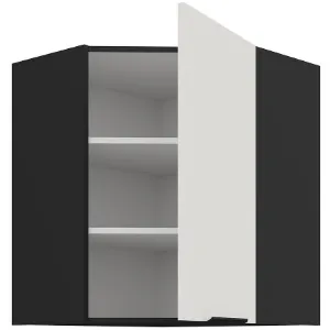 Obrazek Szafka Kuchenna Aria-Wh/Bl Anti Fingerprint 60x60 Gn-72 1f (45°)