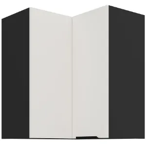 Obrazek Szafka Kuchenna Aria-Wh/Bl Anti Fingerprint 60x60 Gn-72 2f (90°)