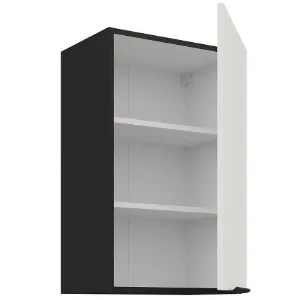 Obrazek Szafka Kuchenna Aria-Wh/Bl Anti Fingerprint 45g-72 1f