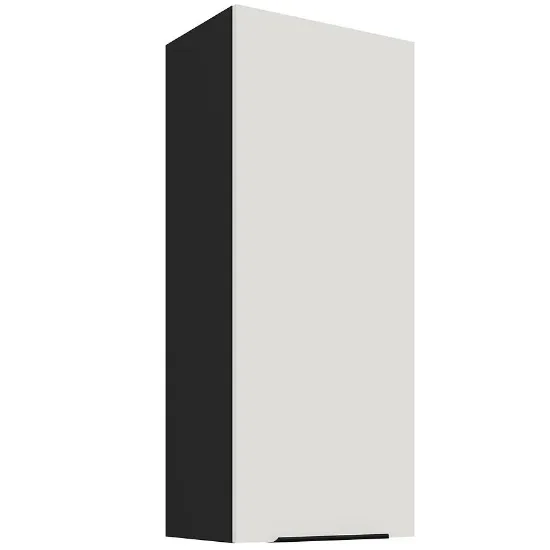 Obrazek Szafka Kuchenna Aria-Wh/Bl Anti Fingerprint 45g-108 1f