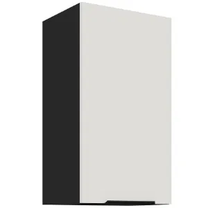 Obrazek Szafka Kuchenna Aria-Wh/Bl Anti Fingerprint 40g-72 1f