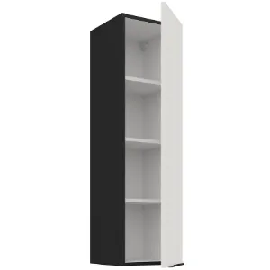 Obrazek Szafka Kuchenna Aria-Wh/Bl Anti Fingerprint 30g-108 1f