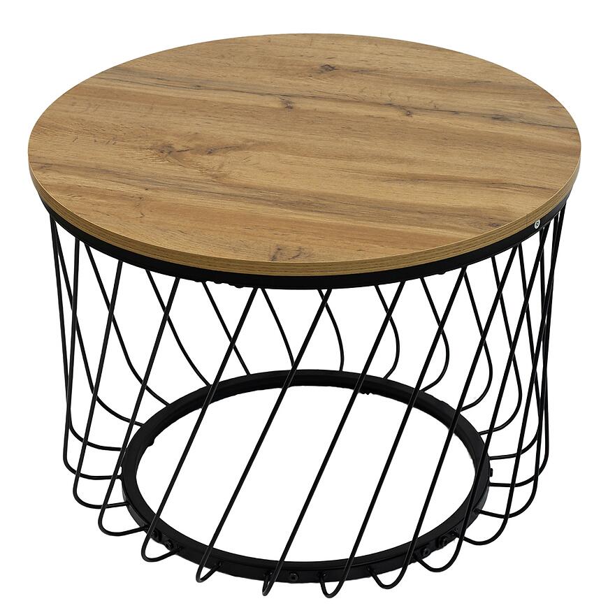 Stolik Pmc-Ct2516-2 Naturalny/Czarny