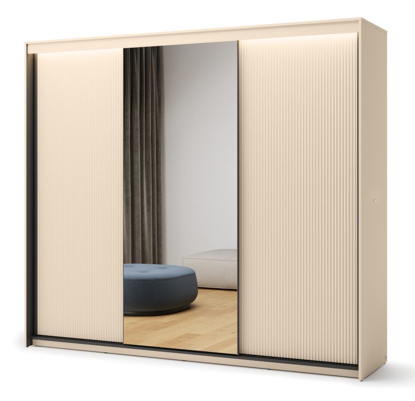 Szafa trzydrzwiowa z lustrem Trend TS-02