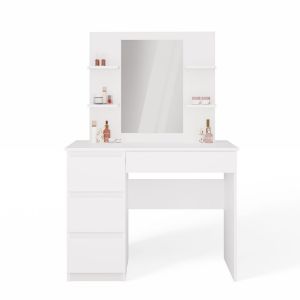 Obrazek Toaletka z lustrem Star 4P lewa biały