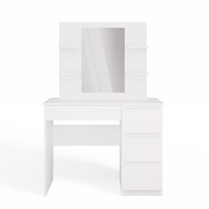 Obrazek Toaletka z lustrem Star 4P prawa biały