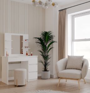 Obrazek Toaletka z lustrem Star 4P prawa biały