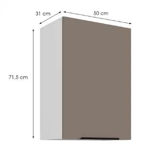Obrazek Szafka Kuchenna Aria-Ta/Wh Anti Fingerprint 50g-72 1f