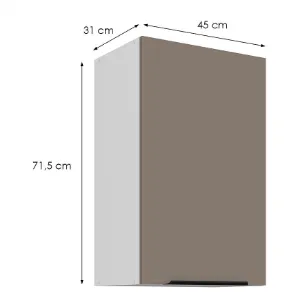 Obrazek Szafka Kuchenna Aria-Ta/Wh Anti Fingerprint 45g-72 1f