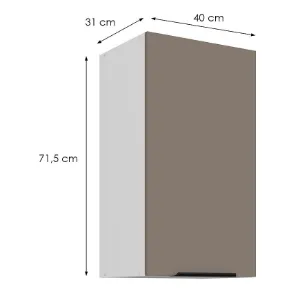 Obrazek Szafka Kuchenna Aria-Ta/Wh Anti Fingerprint 40g-72 1f