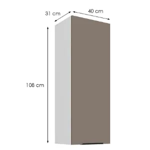 Obrazek Szafka Kuchenna Aria-Ta/Wh Anti Fingerprint 40g-108 1f