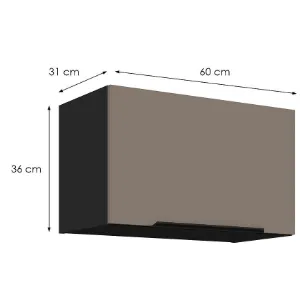 Obrazek Szafka Kuchenna Aria-Ta/Bl Anti Fingerprint 60gu-36 1f
