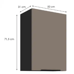 Obrazek Szafka Kuchenna Aria-Ta/Bl Anti Fingerprint 50g-72 1f