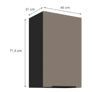 Obrazek Szafka Kuchenna Aria-Ta/Bl Anti Fingerprint 45g-72 1f