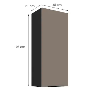 Obrazek Szafka Kuchenna Aria-Ta/Bl Anti Fingerprint 45g-108 1f