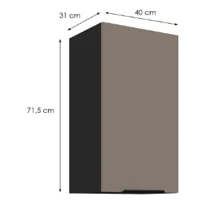 Obrazek Szafka Kuchenna Aria-Ta/Bl Anti Fingerprint 40g-72 1f