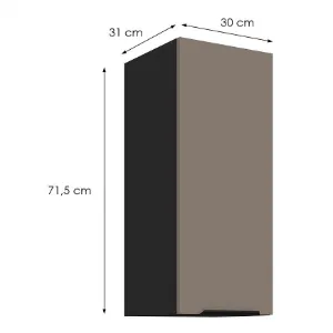 Obrazek Szafka Kuchenna Aria-Ta/Bl Anti Fingerprint 30g-72 1f