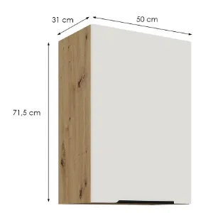 Obrazek Szafka Kuchenna Aria-Wh/Ar Anti Fingerprint 50g-72 1f