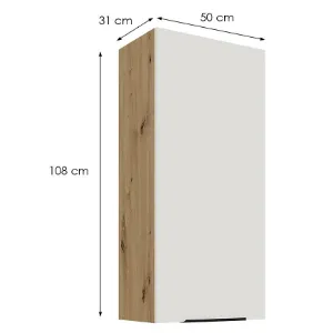 Obrazek Szafka Kuchenna Aria-Wh/Ar Anti Fingerprint 50g-108 1f