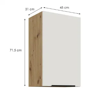 Obrazek Szafka Kuchenna Aria-Wh/Ar Anti Fingerprint 45g-72 1f