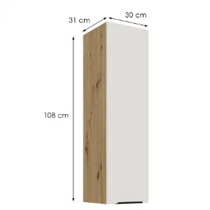 Obrazek Szafka Kuchenna Aria-Wh/Ar Anti Fingerprint 30g-108 1f