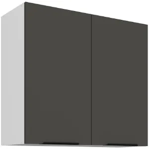 Obrazek Szafka Kuchenna Aria-Gr/Wh Anti Fingerprint 80g-72 2f