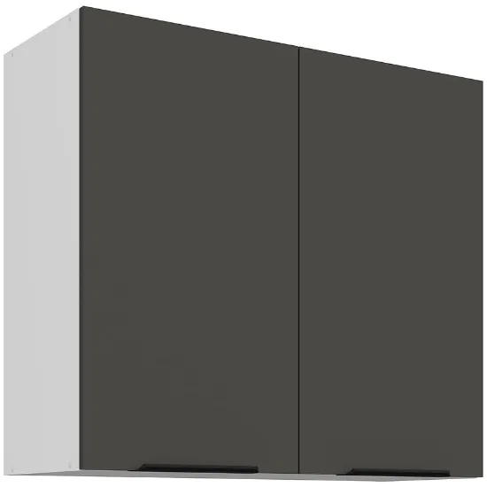 Obrazek Szafka Kuchenna Aria-Gr/Wh Anti Fingerprint 80g-72 2f