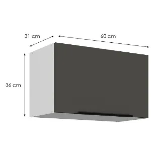 Obrazek Szafka Kuchenna Aria-Gr/Wh Anti Fingerprint 60gu-36 1f