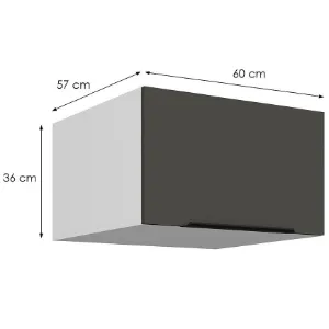 Obrazek Szafka Kuchenna Aria-Gr/Wh Anti Fingerprint 60 Nagu-36 1f