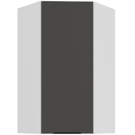 Obrazek Szafka Kuchenna Aria-Gr/Wh Anti Fingerprint 60x60 Gn-108 1f (45°)