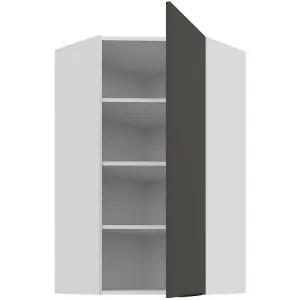 Obrazek Szafka Kuchenna Aria-Gr/Wh Anti Fingerprint 60x60 Gn-108 1f (45°)