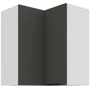 Obrazek Szafka Kuchenna Aria-Gr/Wh Anti Fingerprint 60x60 Gn-72 2f (90°)