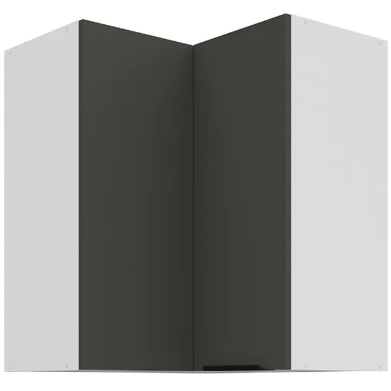 Obrazek Szafka Kuchenna Aria-Gr/Wh Anti Fingerprint 60x60 Gn-72 2f (90°)