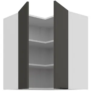 Obrazek Szafka Kuchenna Aria-Gr/Wh Anti Fingerprint 60x60 Gn-72 2f (90°)